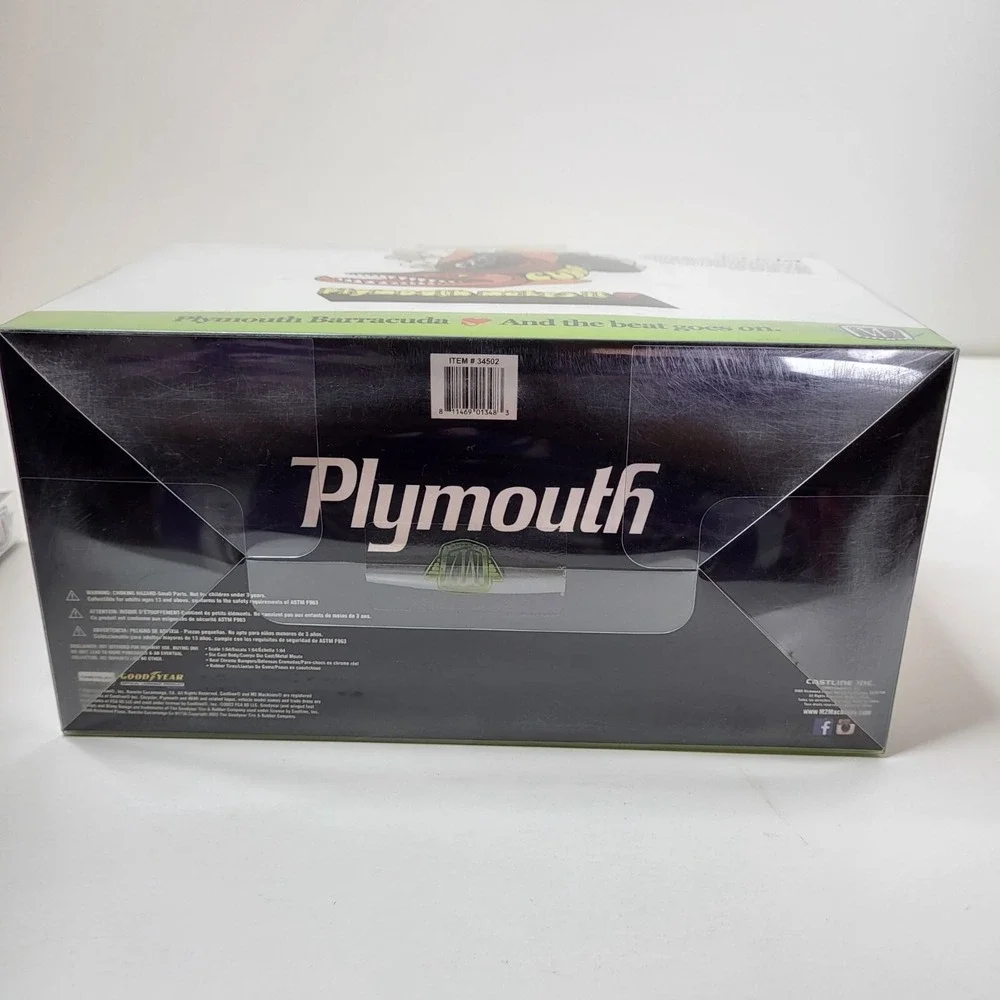 NEW 2022 M2 MACHINES WALMART‎ EXCLUSIVE 1971 PLYMOUTH HEMI CUDA ORNAMENT SET 2